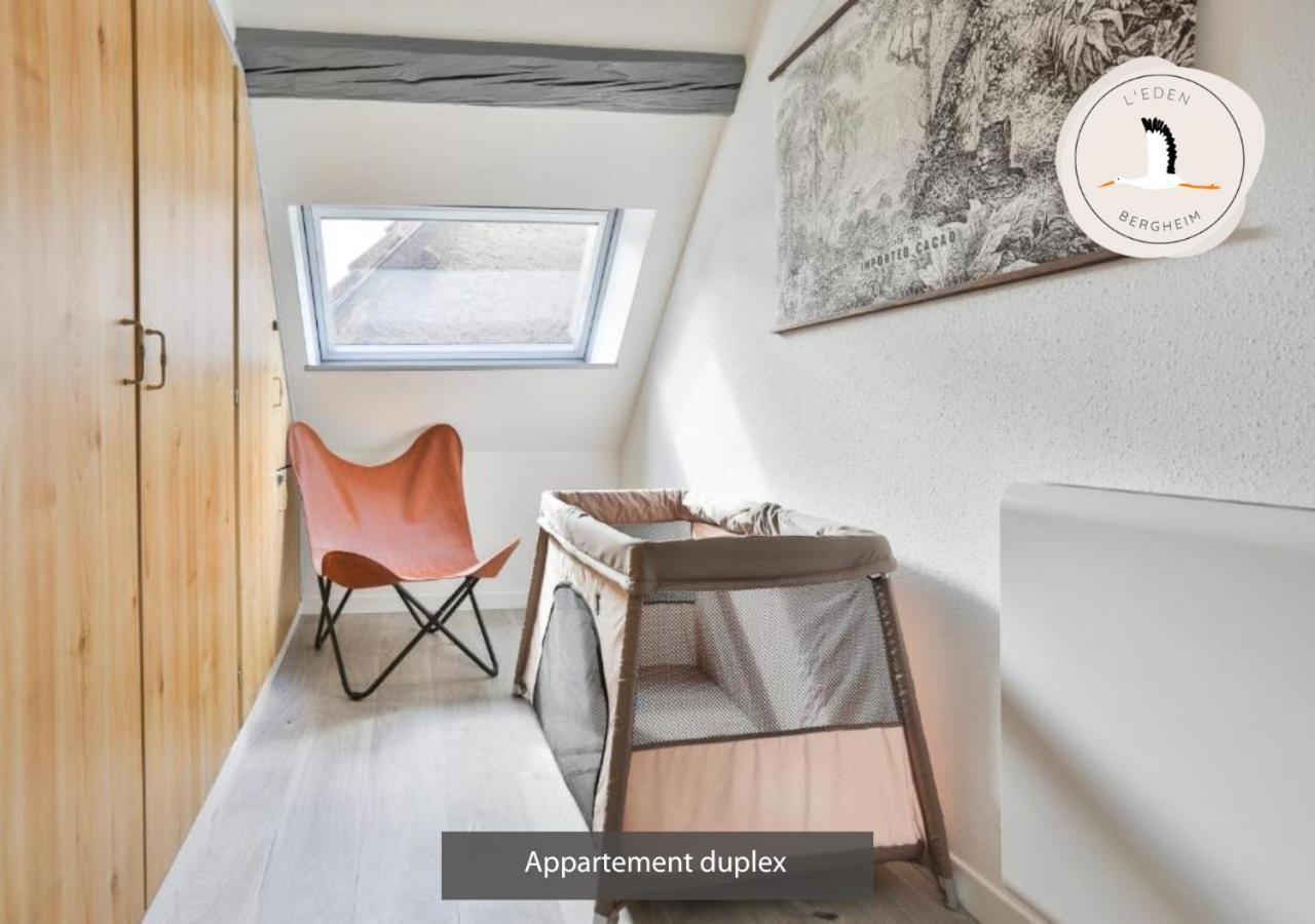 Duplex des Vins: Medieval Village Retreat in Alsace Bergheim Exterior photo