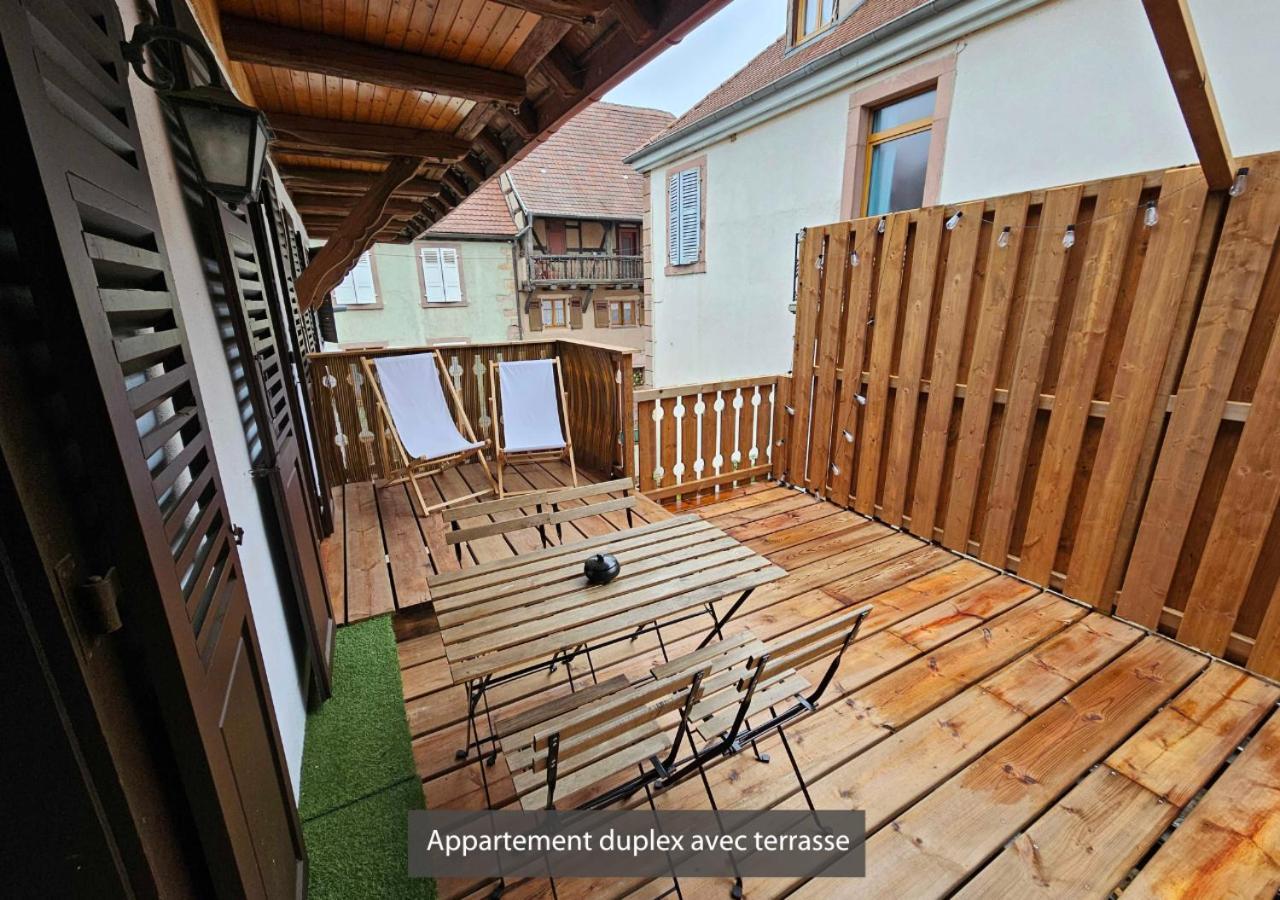 Duplex des Vins: Medieval Village Retreat in Alsace Bergheim Exterior photo