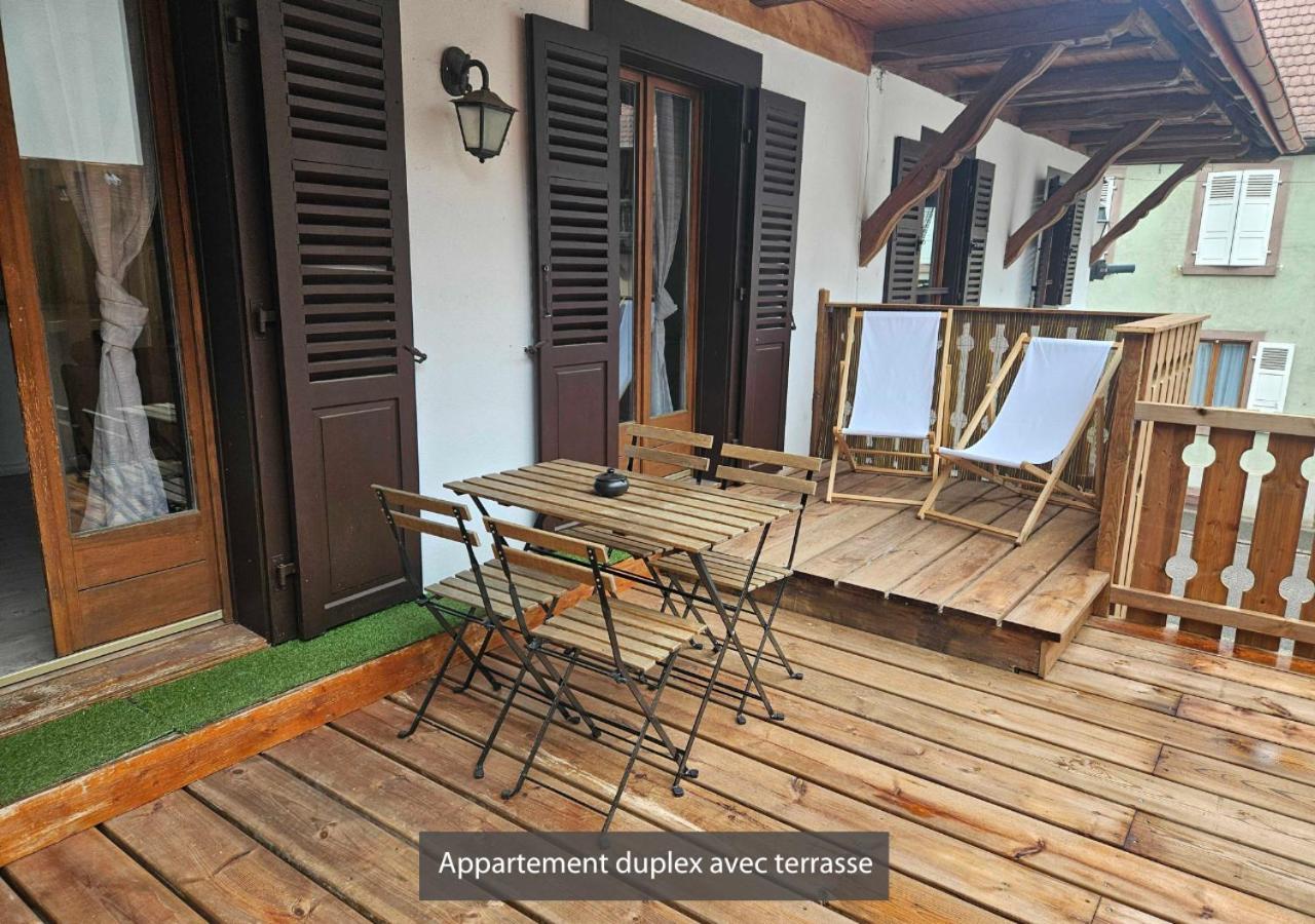 Duplex des Vins: Medieval Village Retreat in Alsace Bergheim Exterior photo